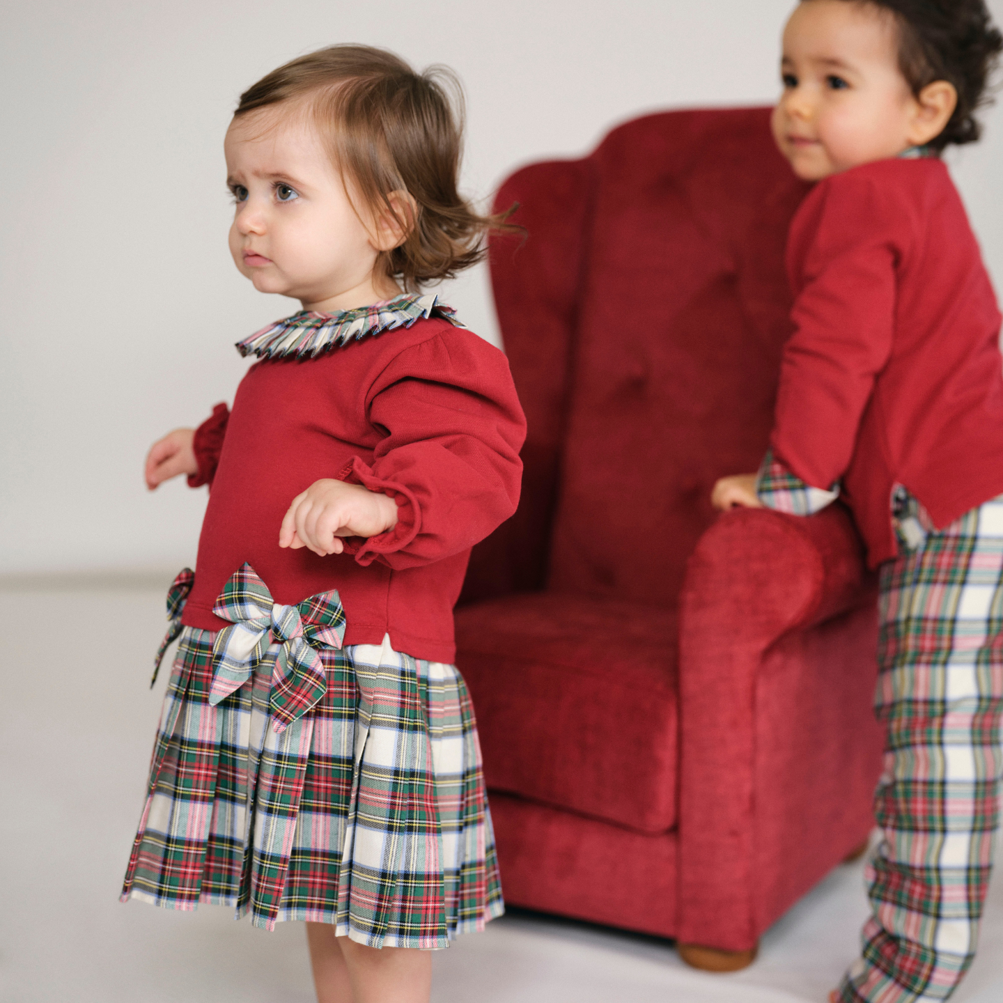 Deolinda Boys Red Polo & Trouser Set