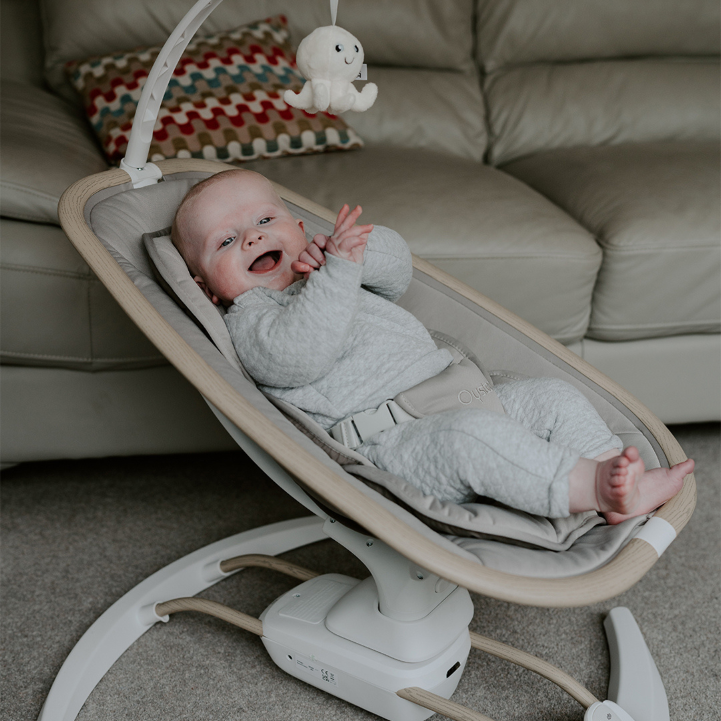 Babystyle Oyster Smart Motion Rocker - Mink