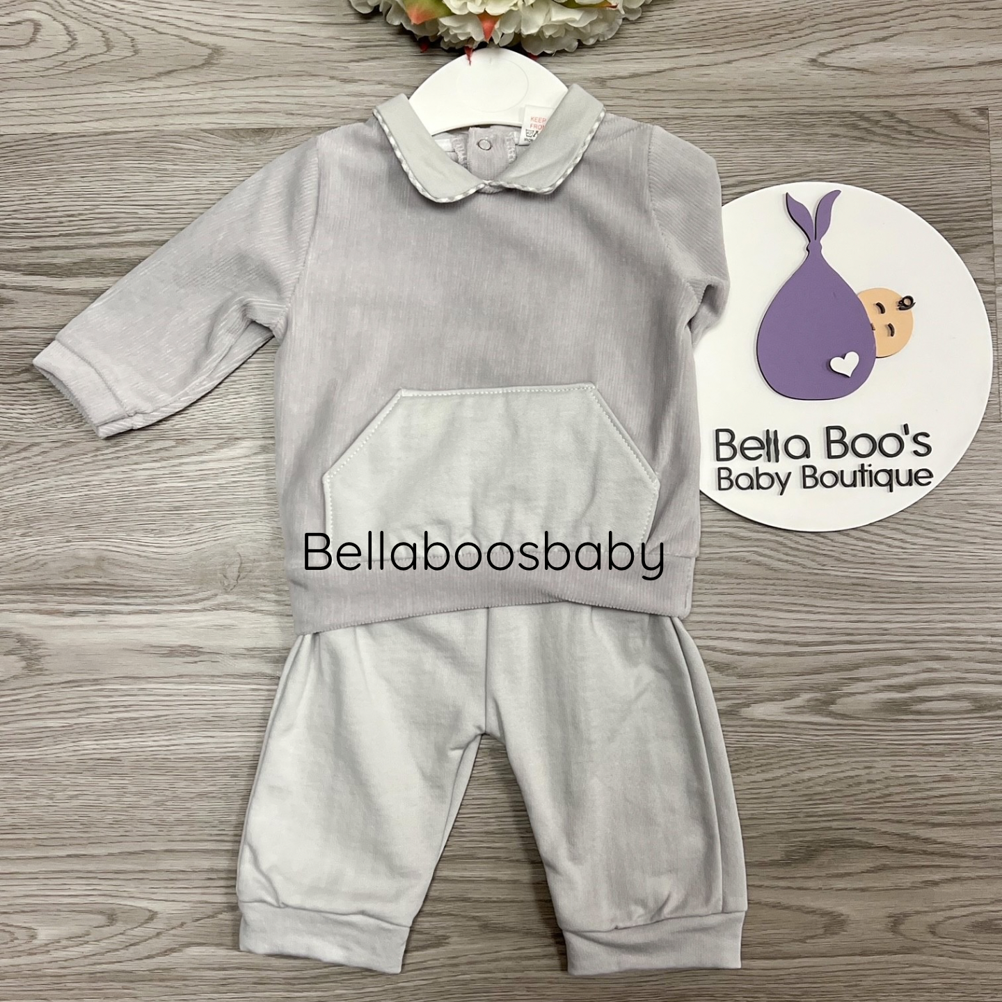 Boys Grey Two Piece Set