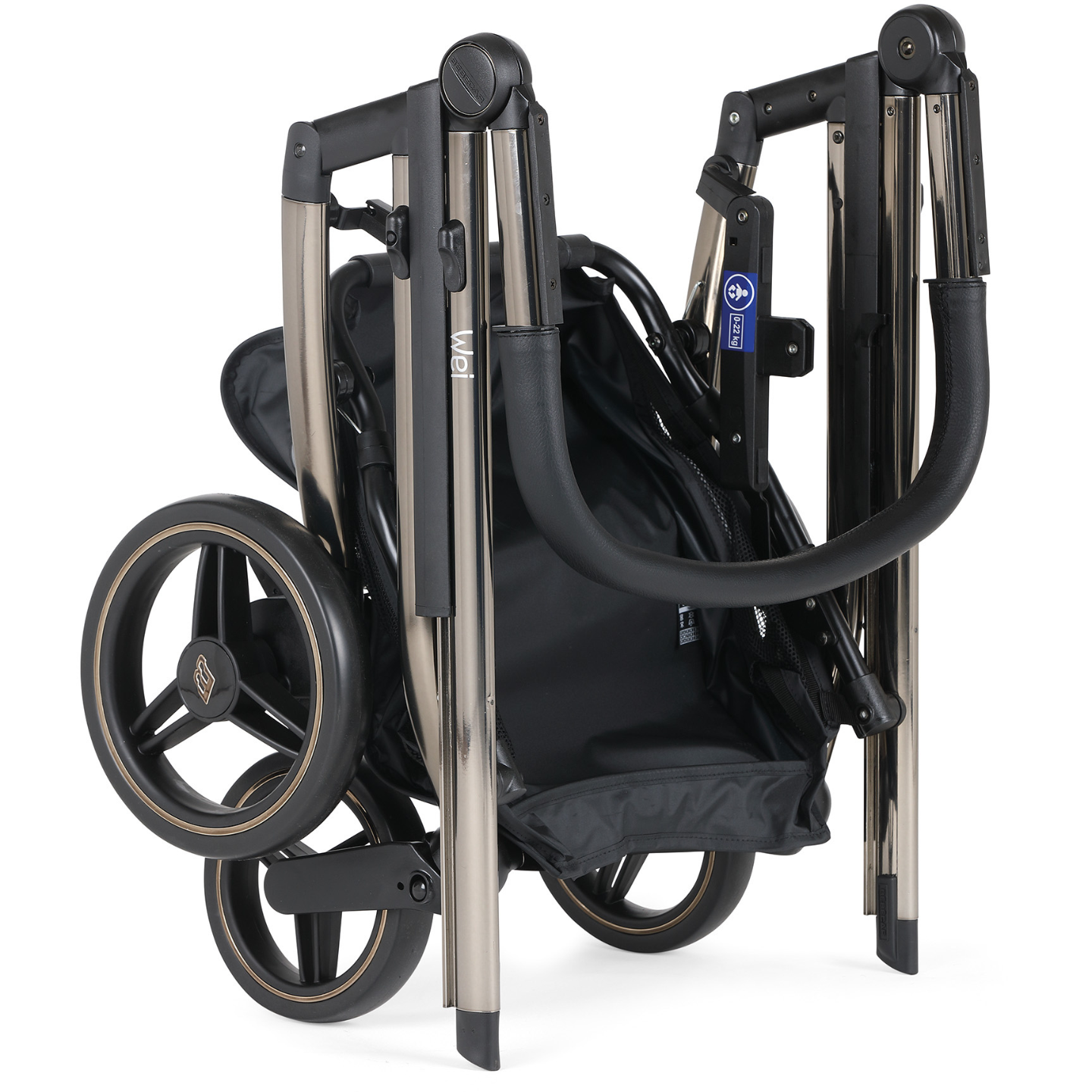 EX-DISPLAY Bebecar Pack Wei Combination & Car seat - Soft Black