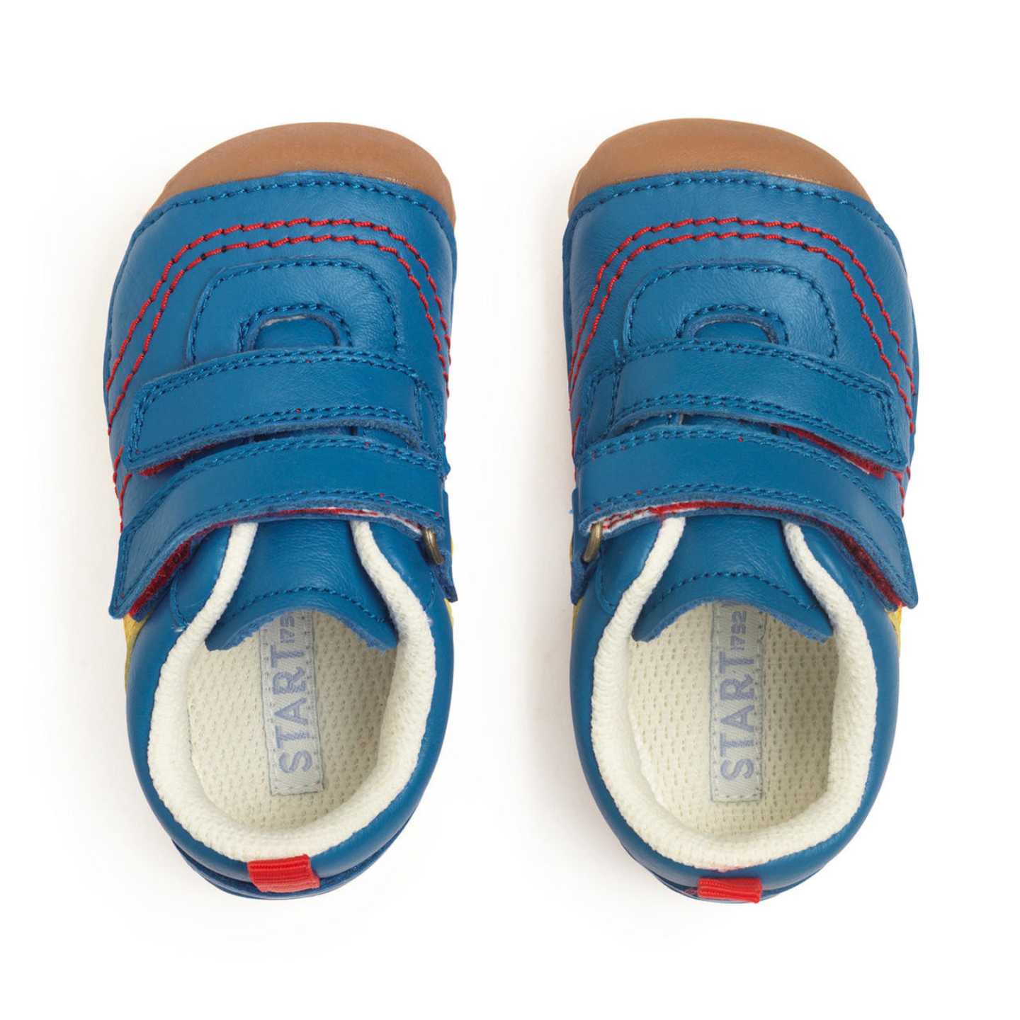 Start Rite Little Smile Bright Blue Leather Rip Tape Pre Walker