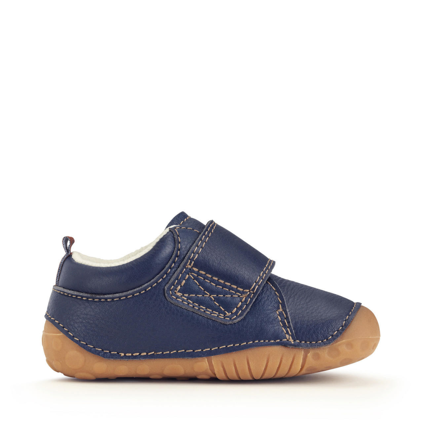 Start Rite Bear Hug French Navy Leather Rip Tape Pre Walker