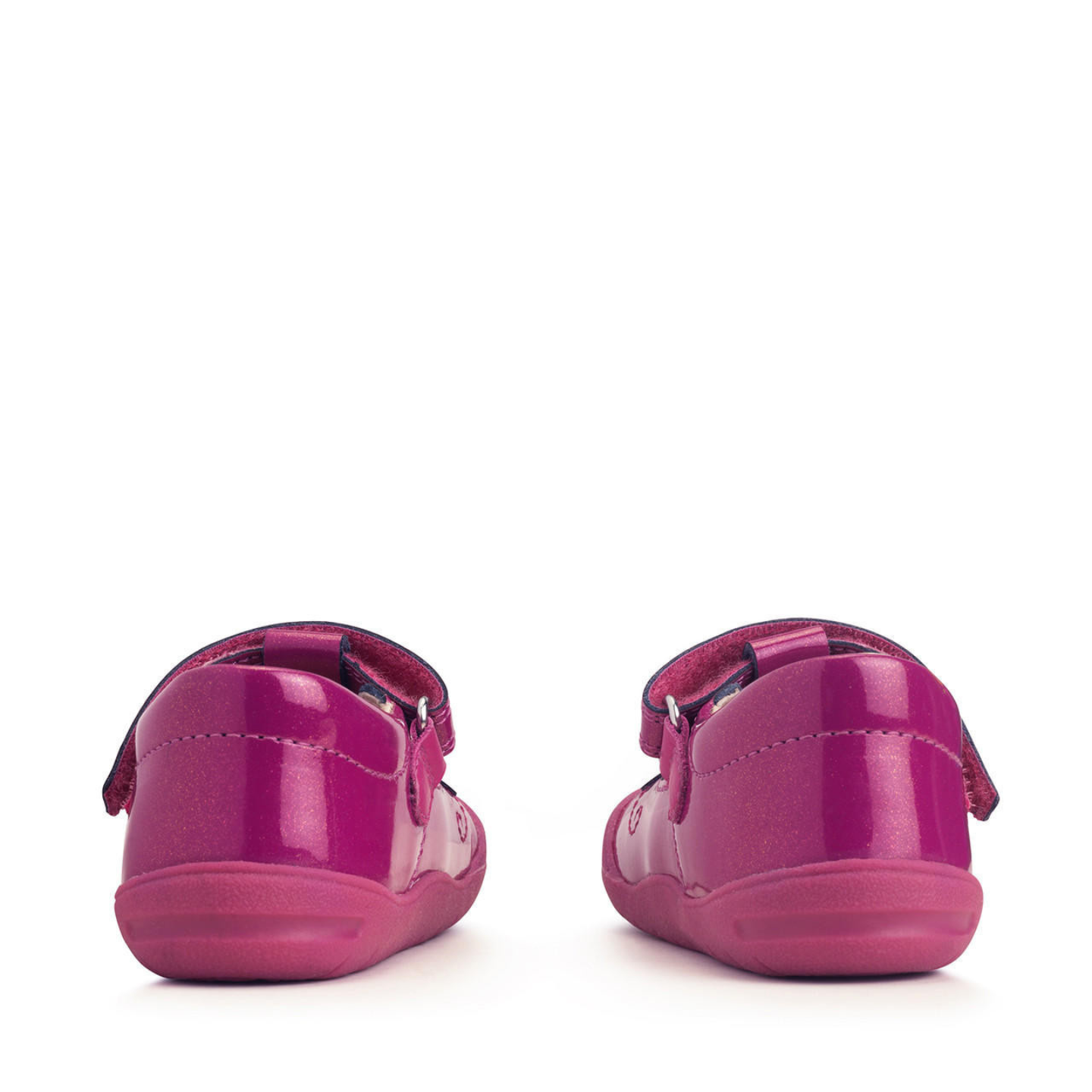 Start Rite Party Berry Patent Girls Rip Tape First Walking Shoe