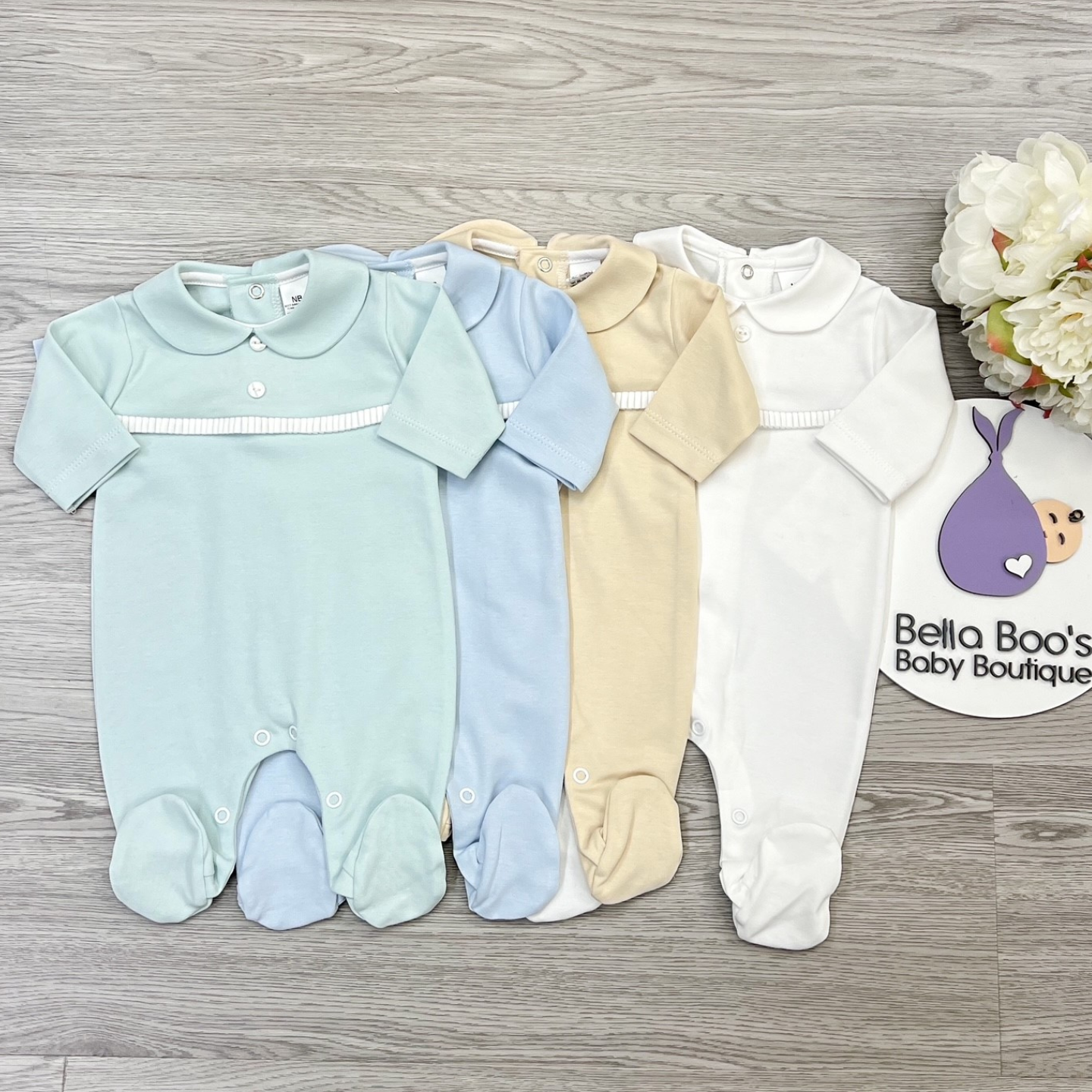 Blue Cotton Sleepsuit