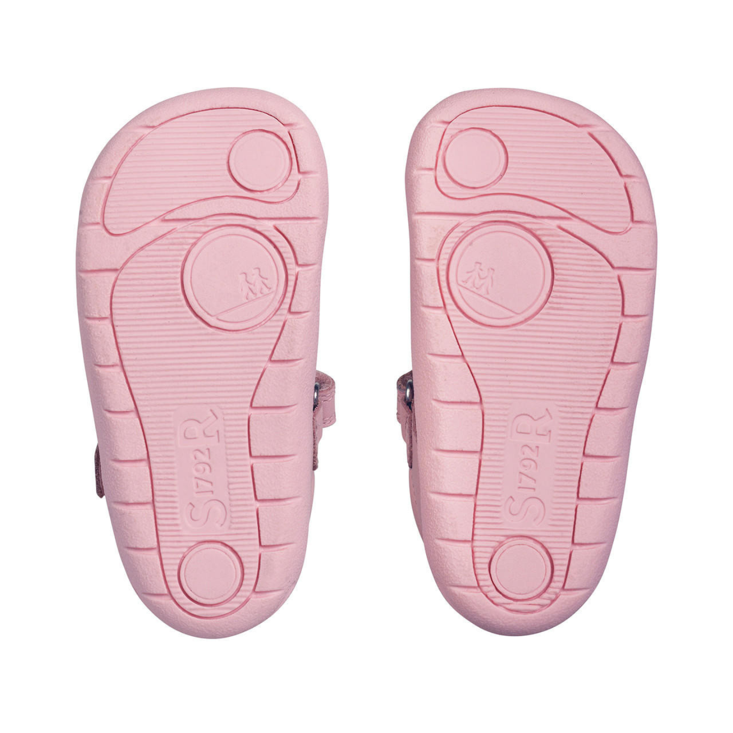 Start Rite Fellow Pink Leather Cat Girls Riptape First Walking Shoe