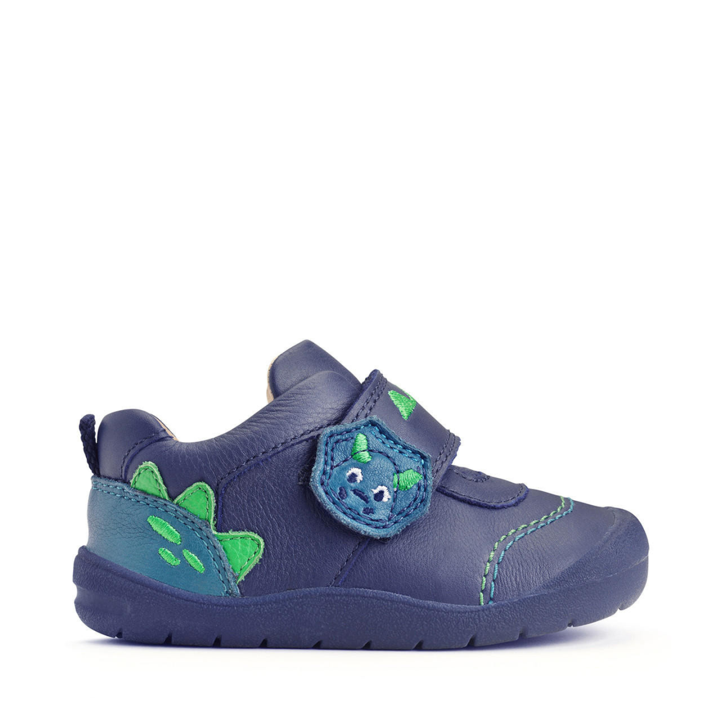 Start Rite Dino Foot French Navy Riptape First Walking Shoe
