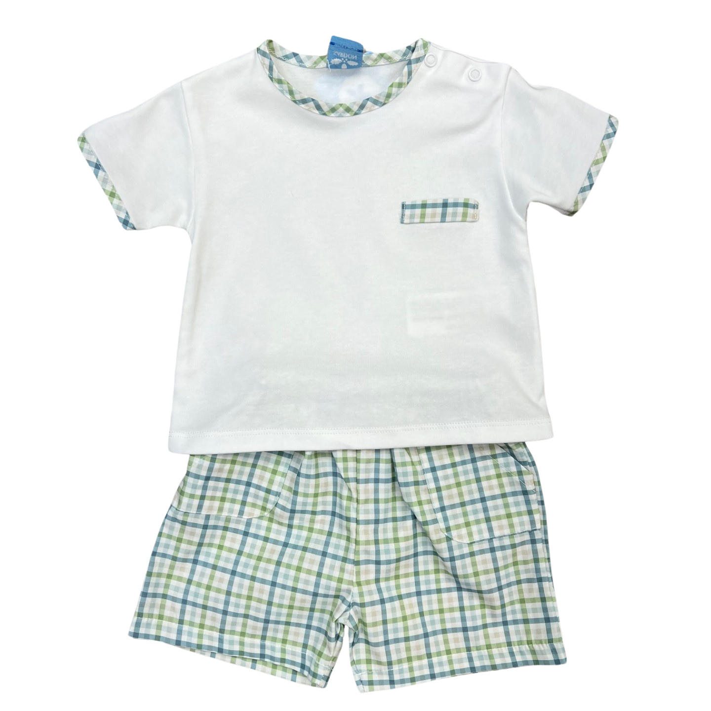 Sardon Boys Summer Check Short Set