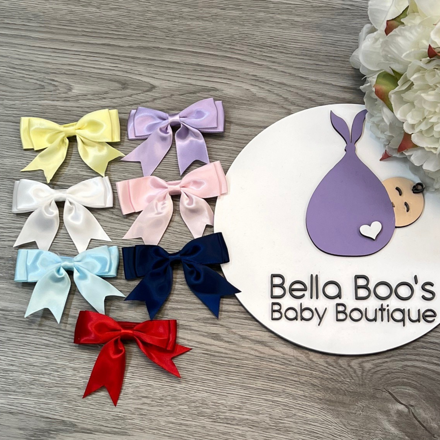 Double Bow Hair Clips