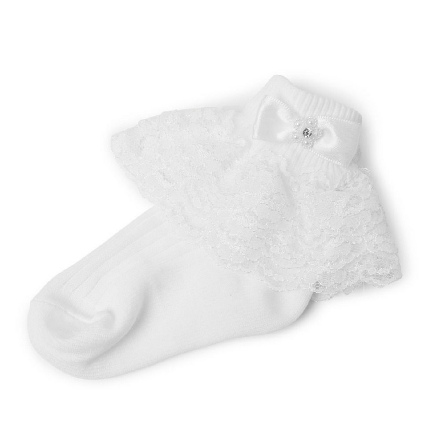 Girls Lace Ankle Sock