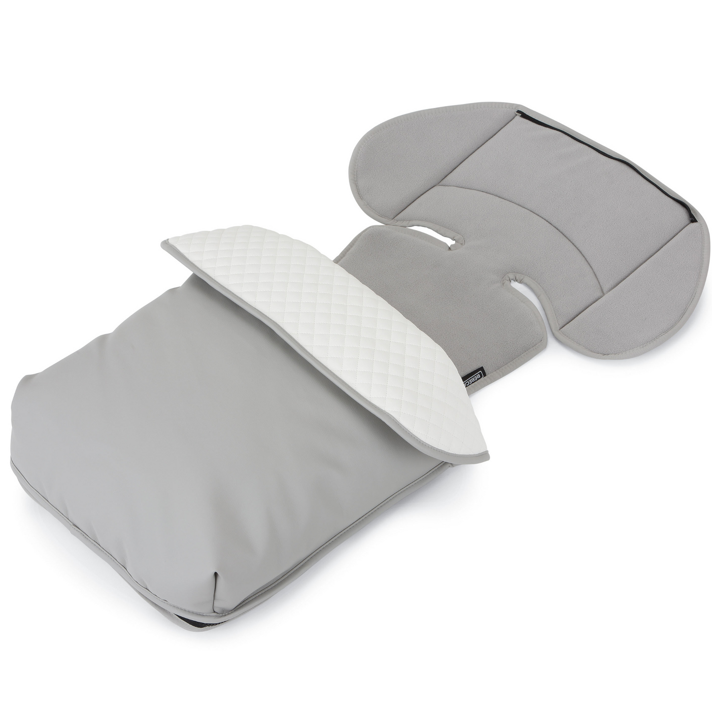 Bebecar Fleece Footmuff - Silver Grey (521)