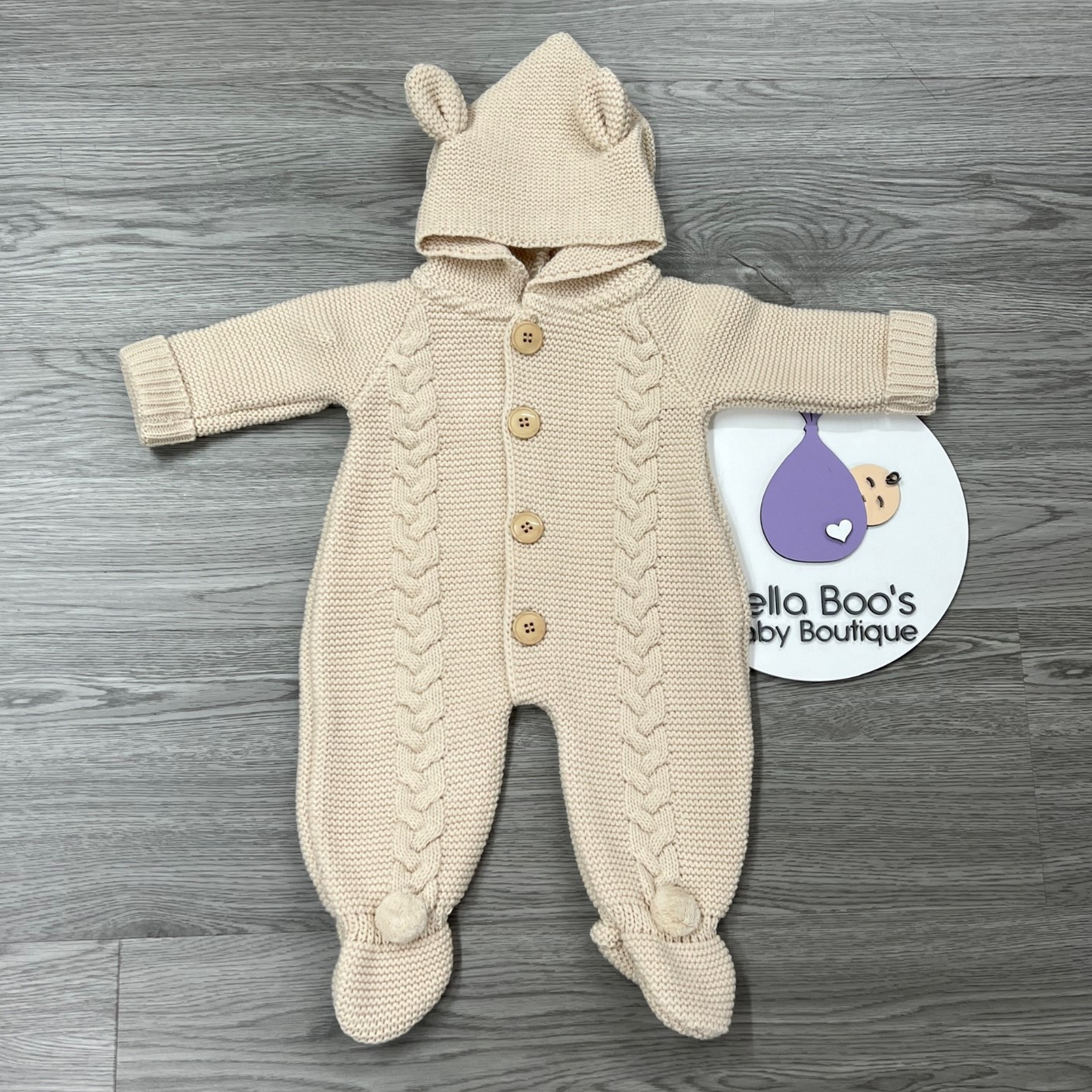 Spanish Baby Knitted Pram Suit