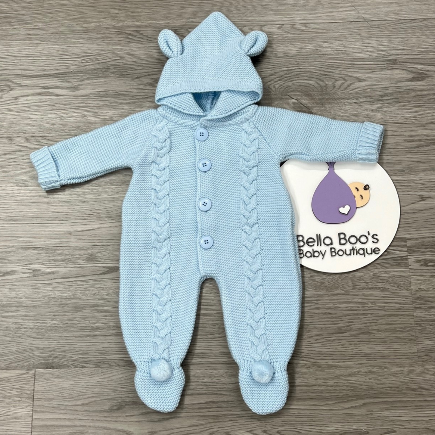 Spanish Baby Knitted Pram Suit