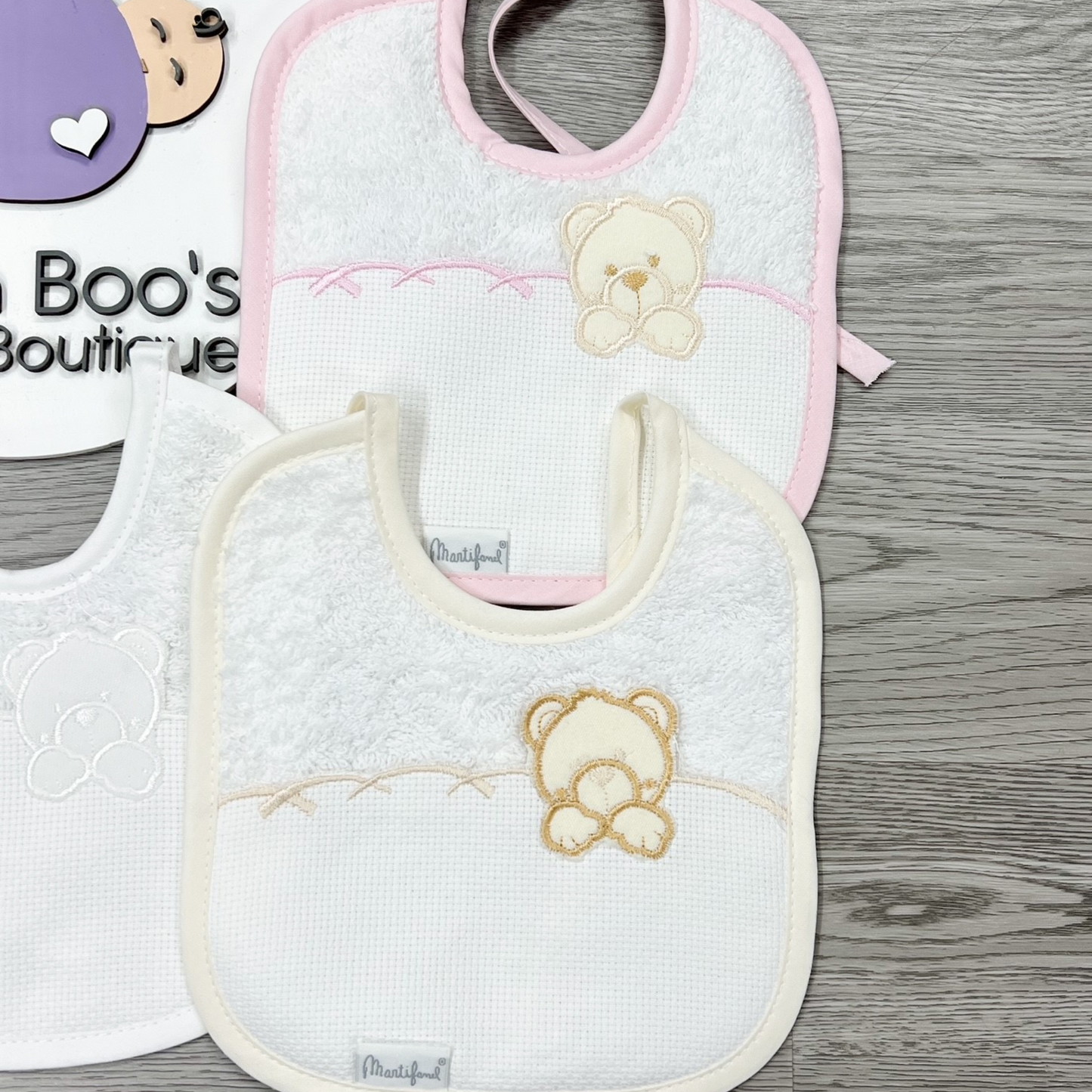 Teddy Design Baby Bibs