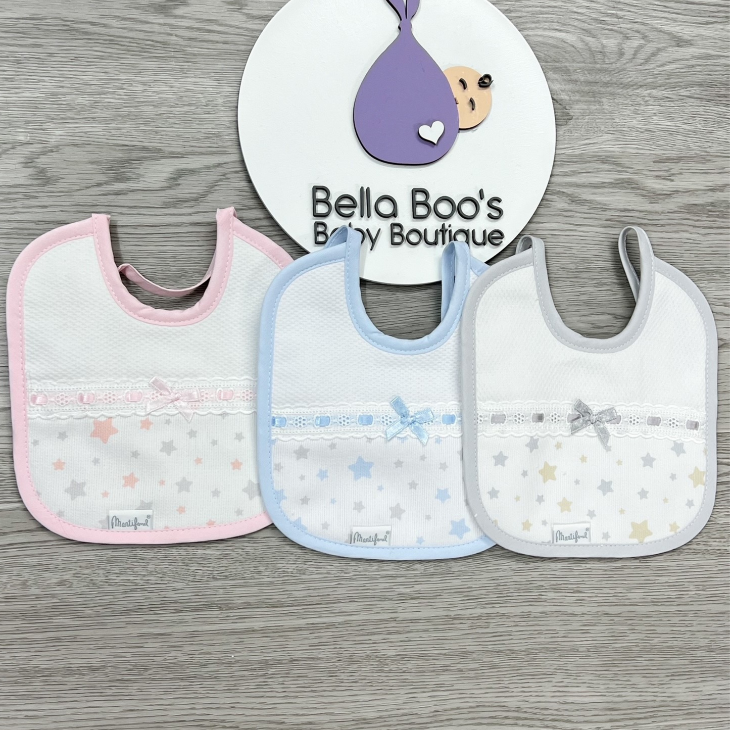 Star Design Baby Bibs