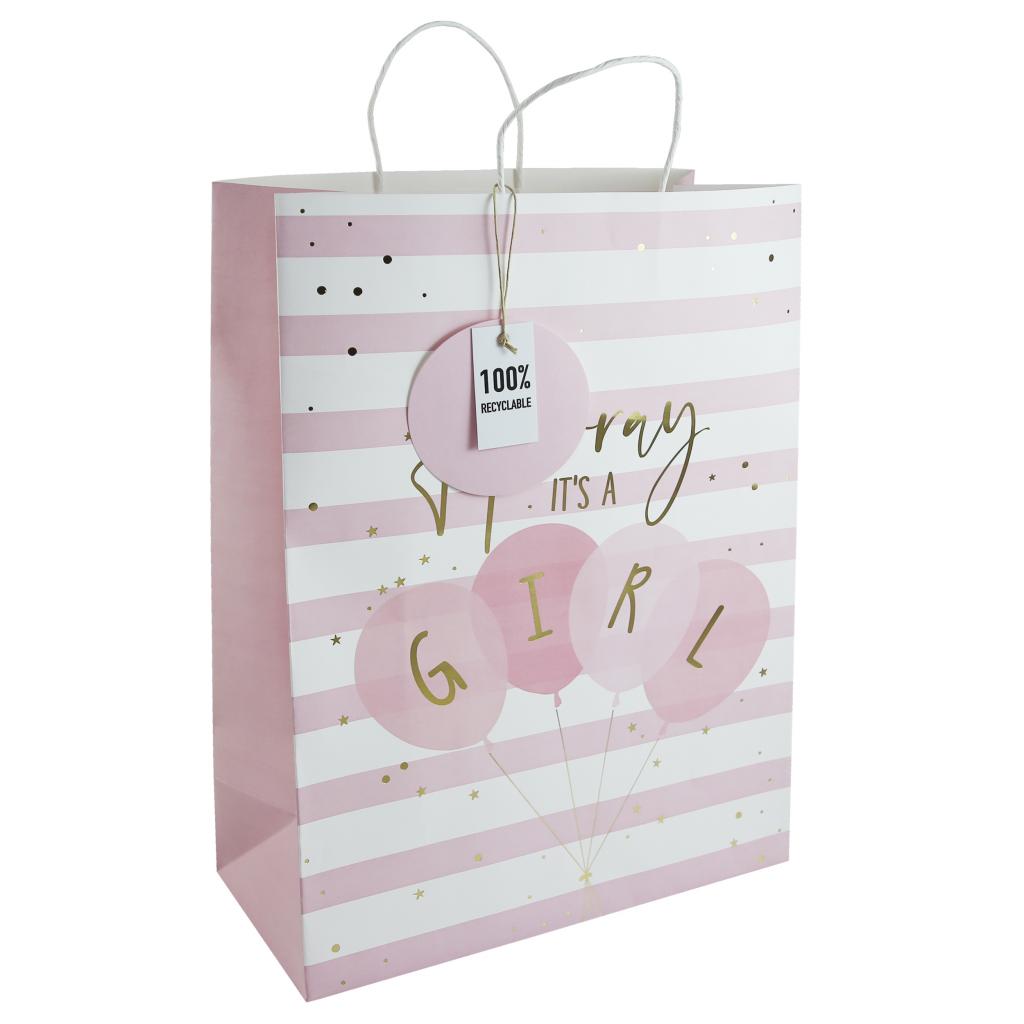 It's A Girl XL Gift Bag