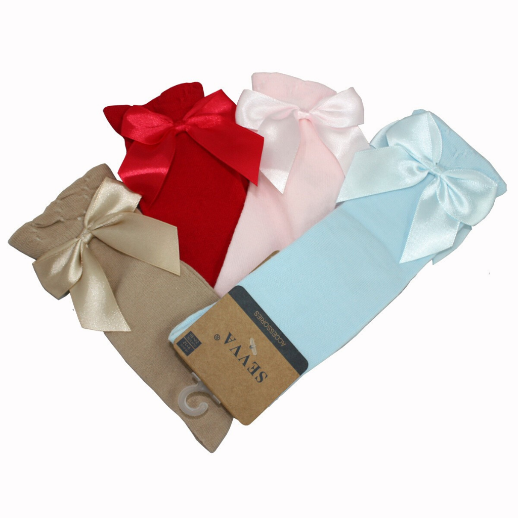 Sevva Bow Knee Socks