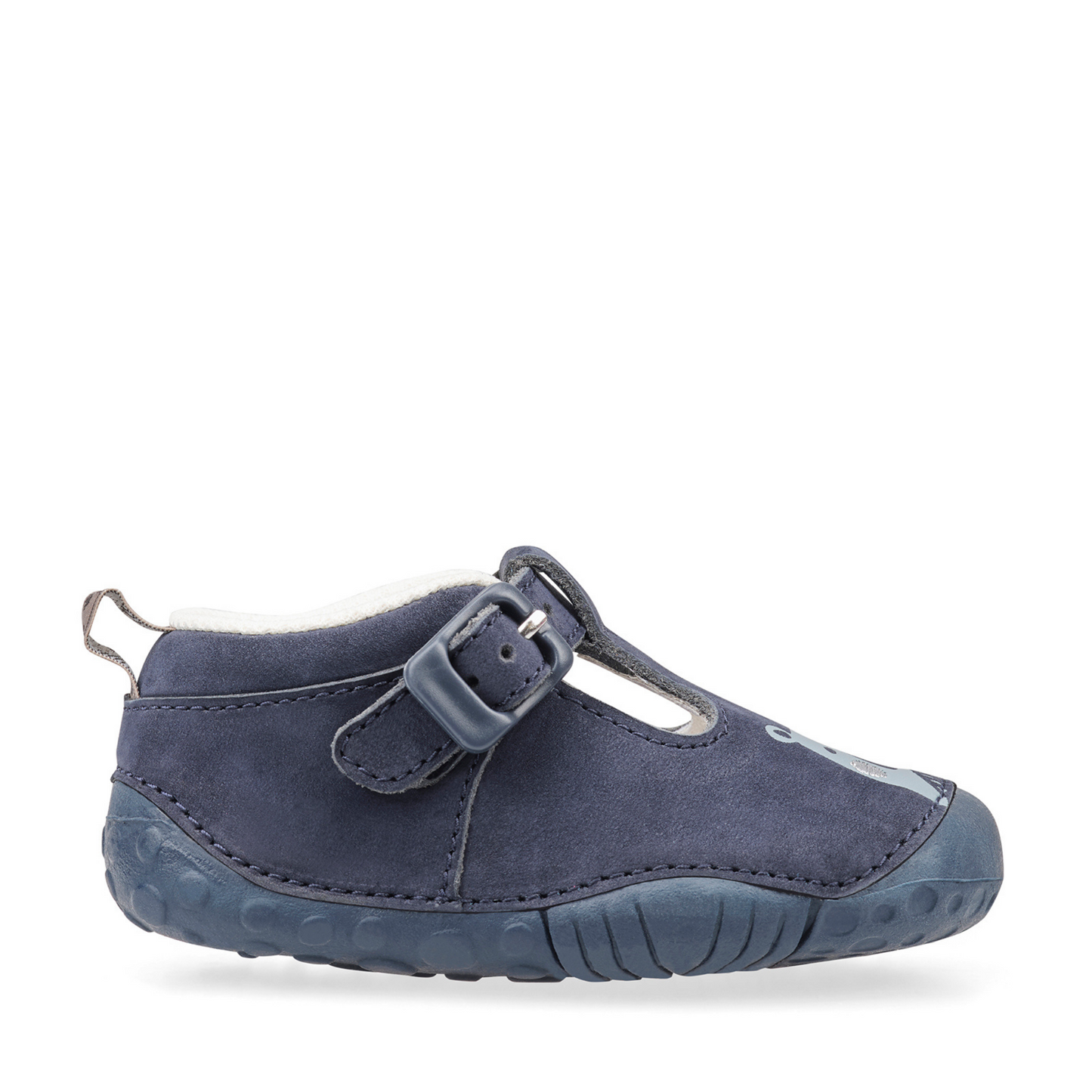 Start Rite, Cuddle Navy Nubuck T Bar Pre Walkers