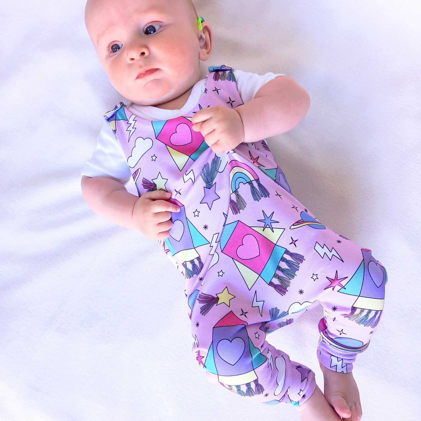 Girls Rocket Girl Romper