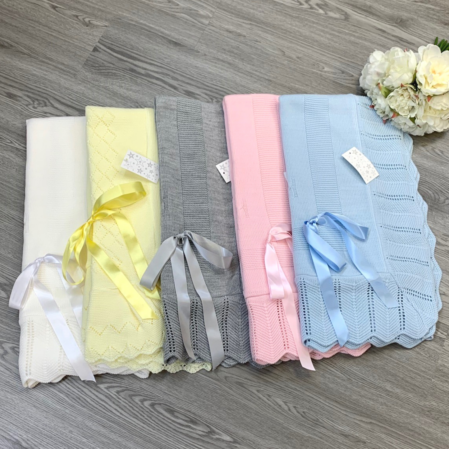 Spanish Knitted Baby Shawls