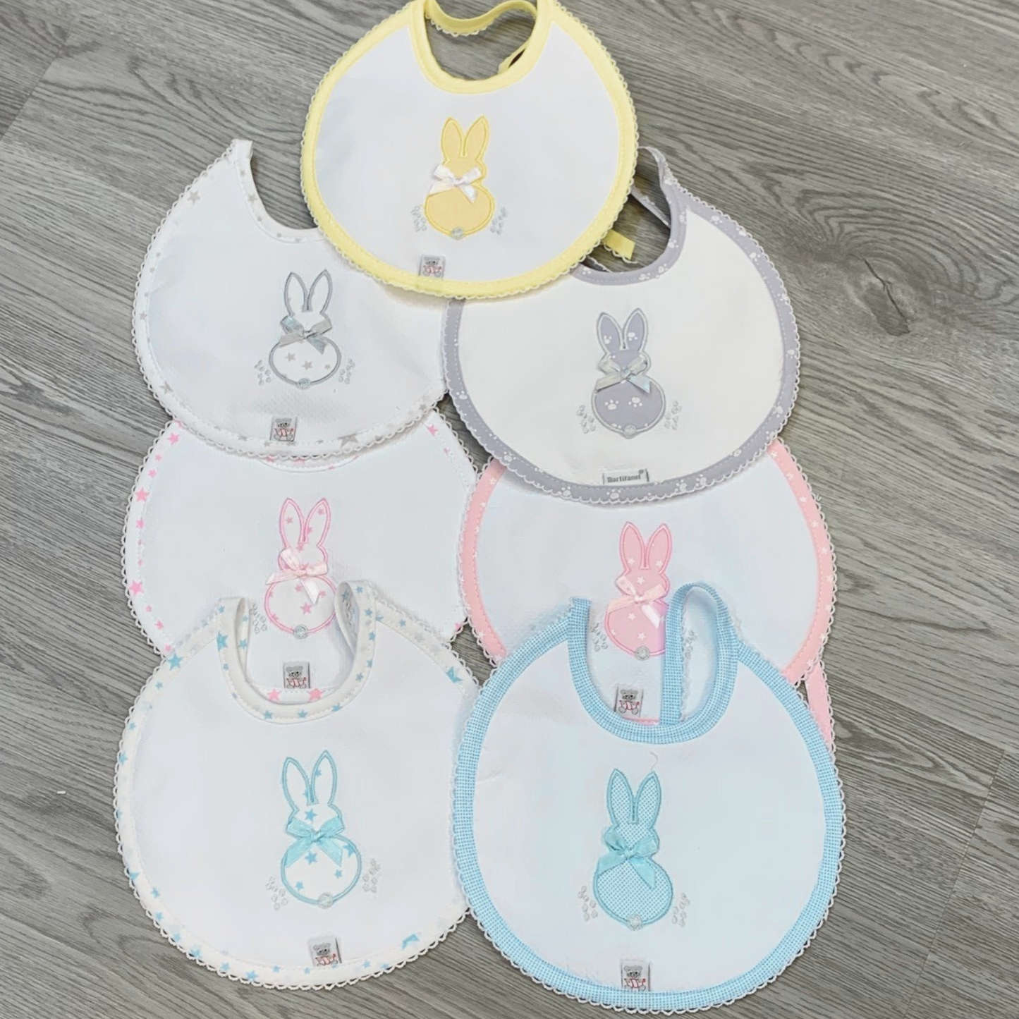 Spanish Baby Bibs - Bunny Design