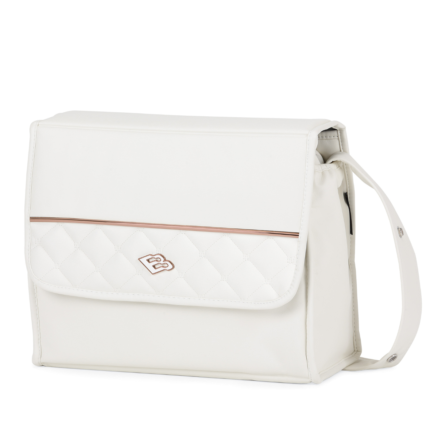 Bebecar Changing Bag Carre (Square) - White Rose (261)