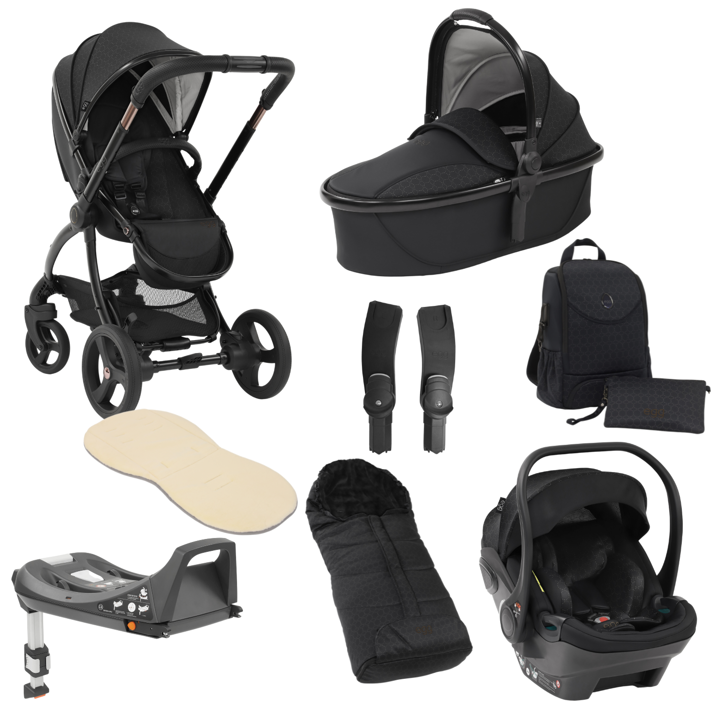 Egg2 Special Edition Luxury i Size 8 Piece Bundle - Black Geo