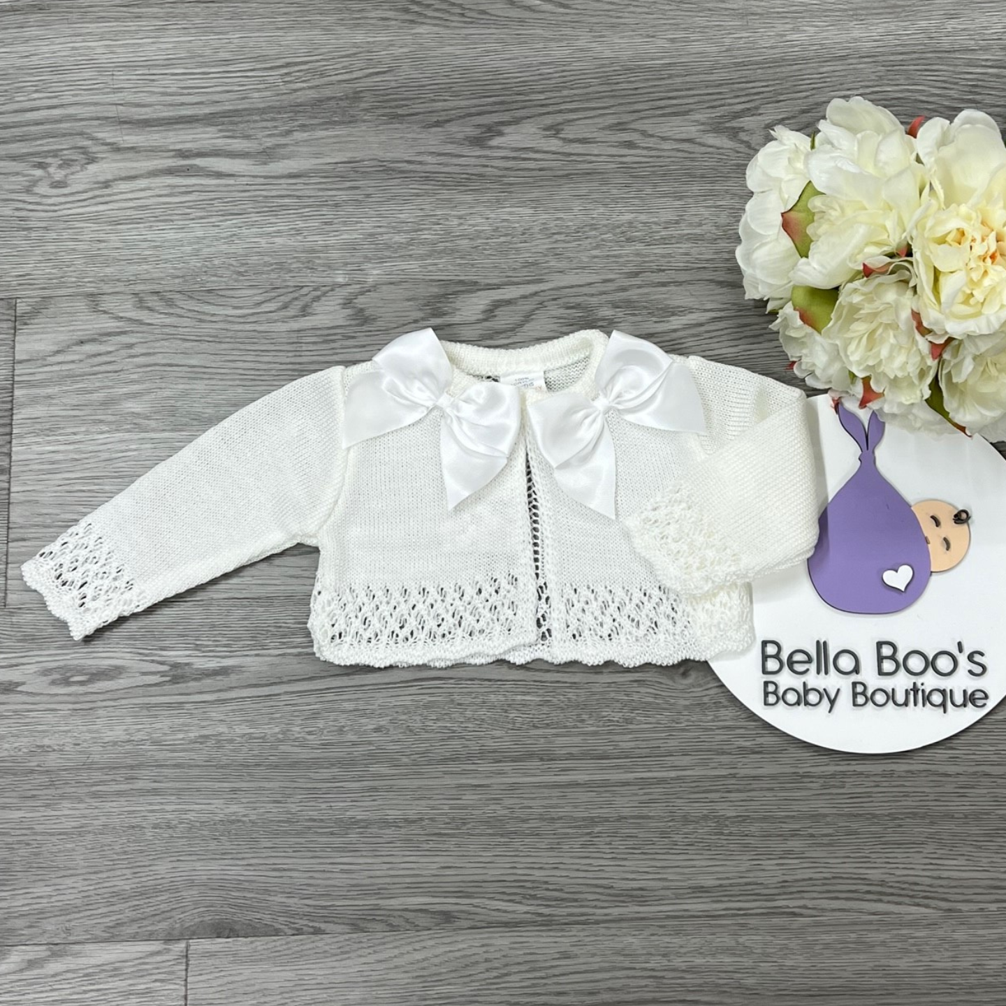 Baby on sale white bolero