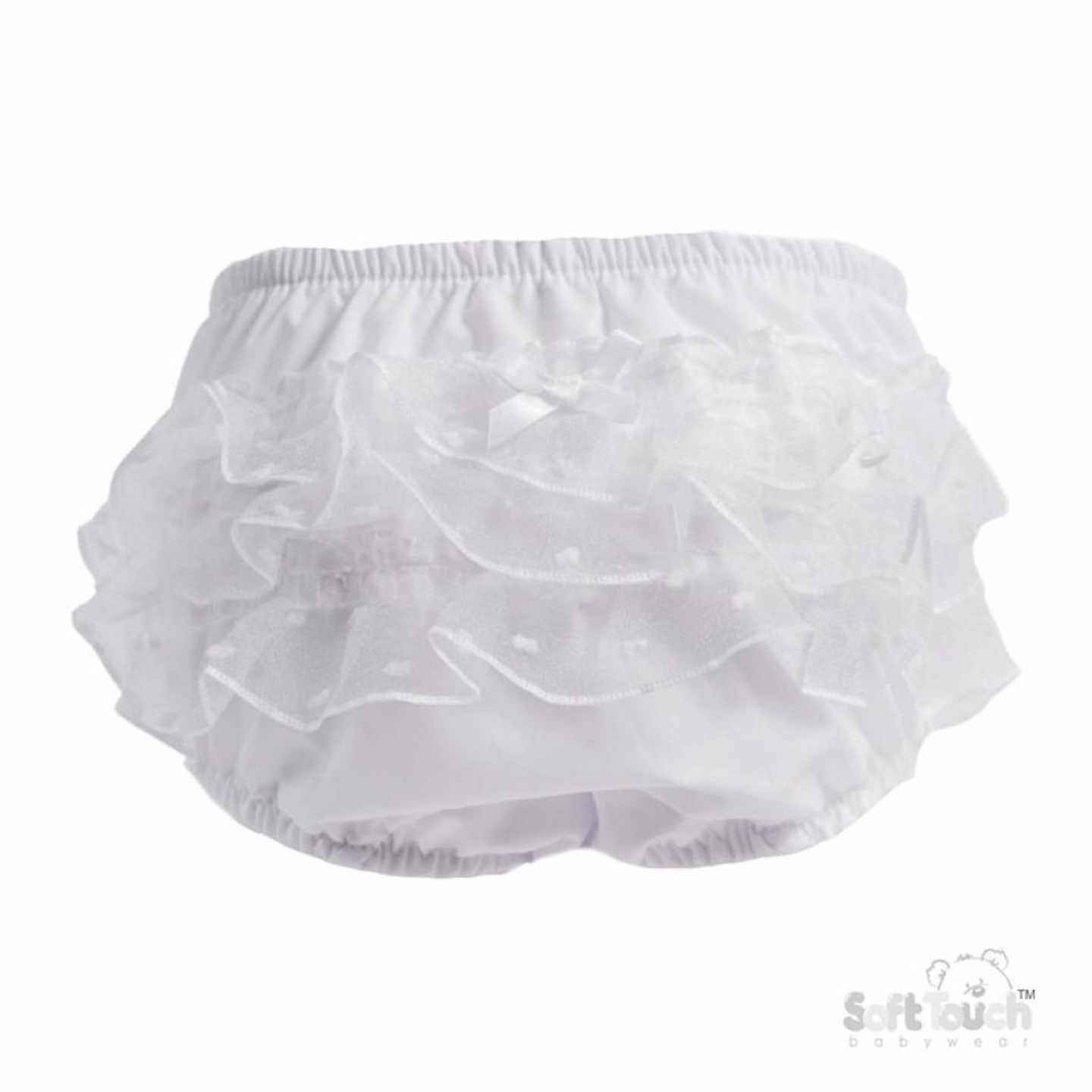 White Lace Frilly Pants