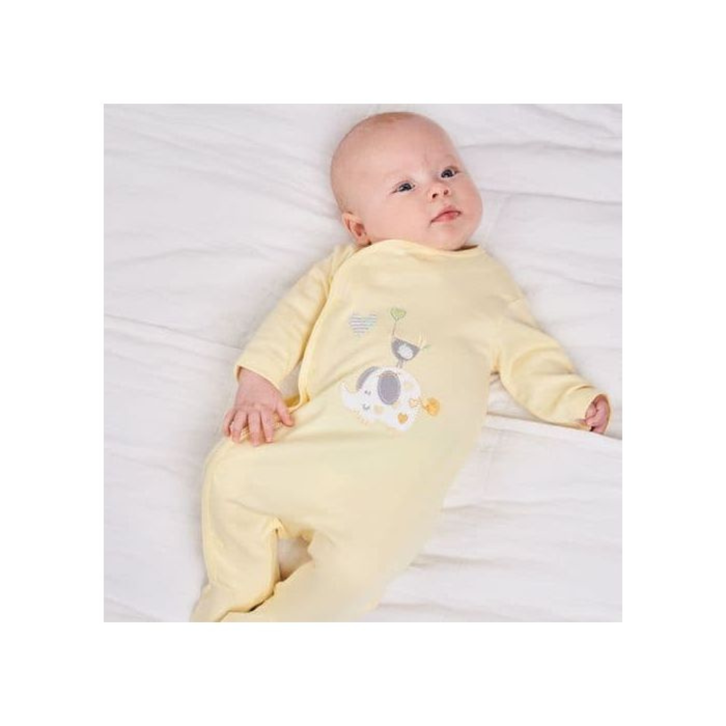 Dandelion Unisex Lemon Sleepsuit