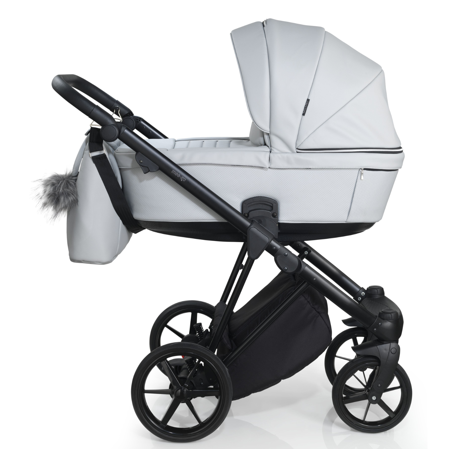 Mee-Go Milano Plus Leatherette Travel System - Stone Grey