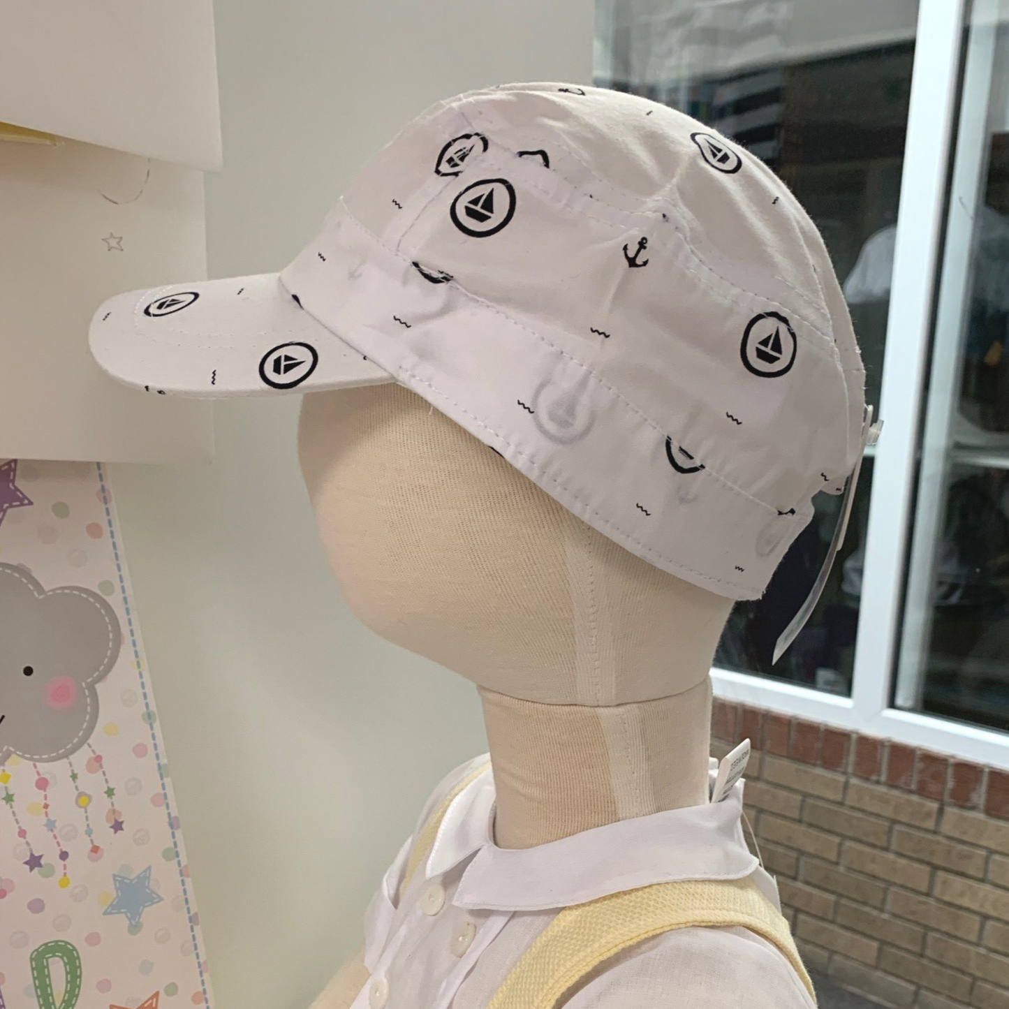 Boys Nautical Sun Cap