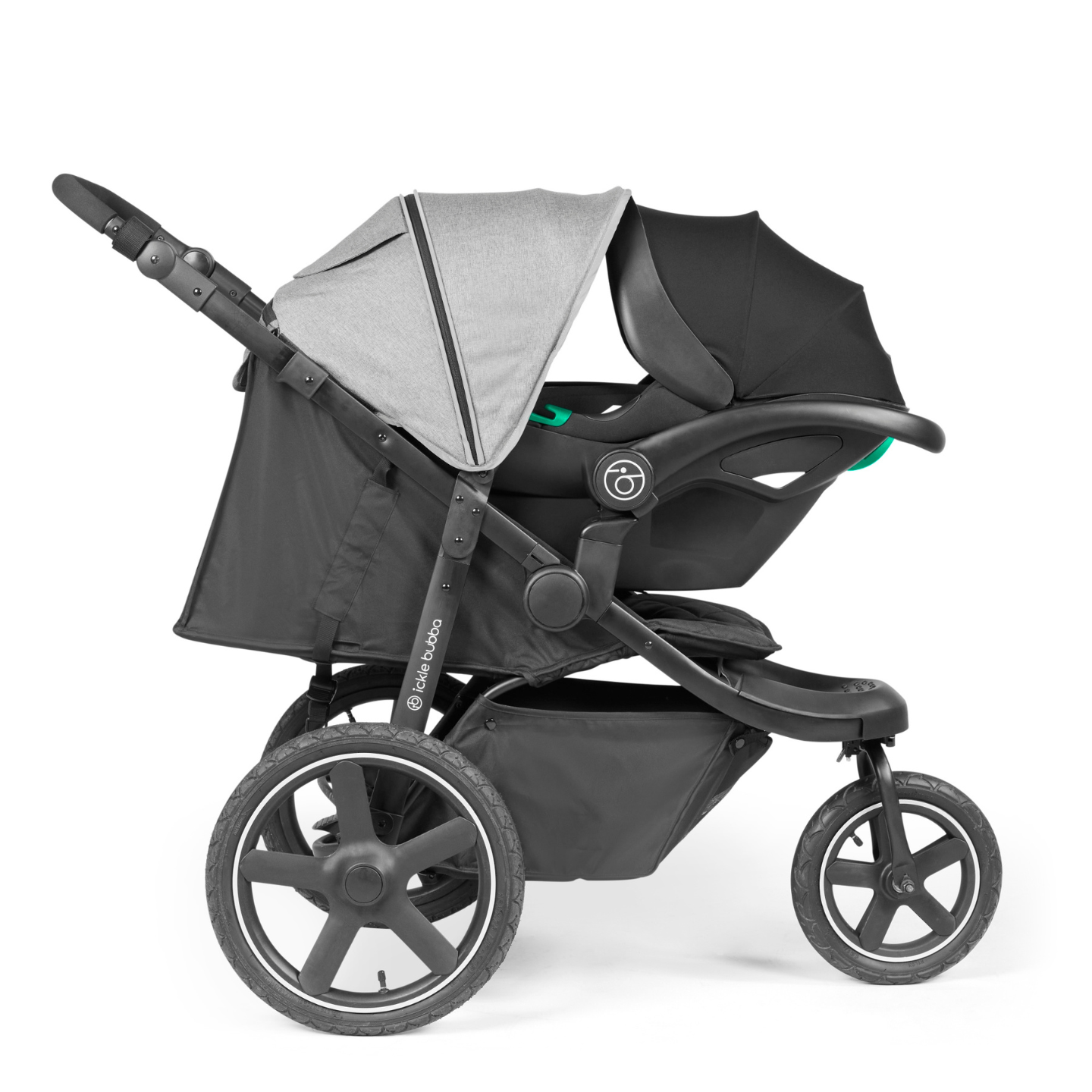 Ickle Bubba Venus Prime Jogger Travel System With I-Size Car Seat & ISOFIX Base