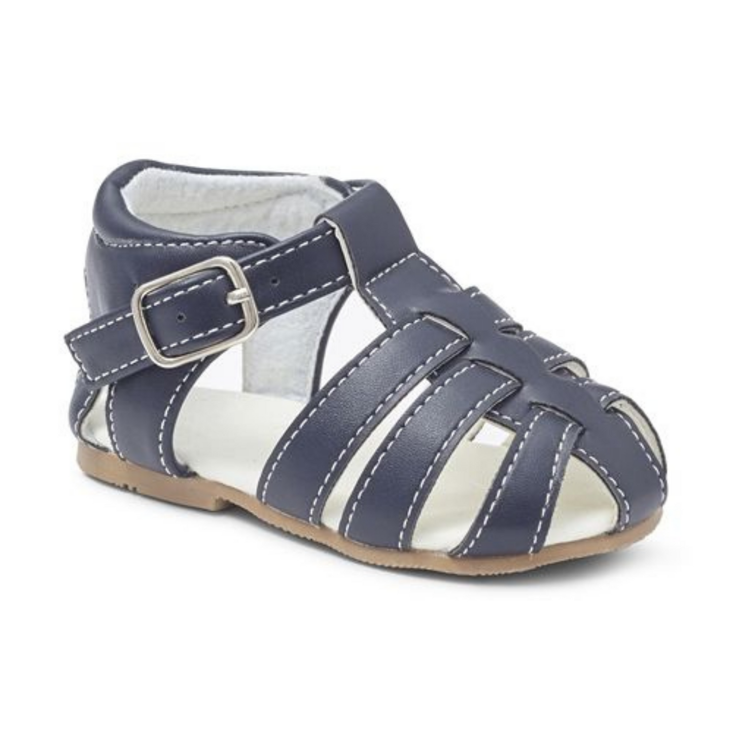 Boys Navy Matt Sandals
