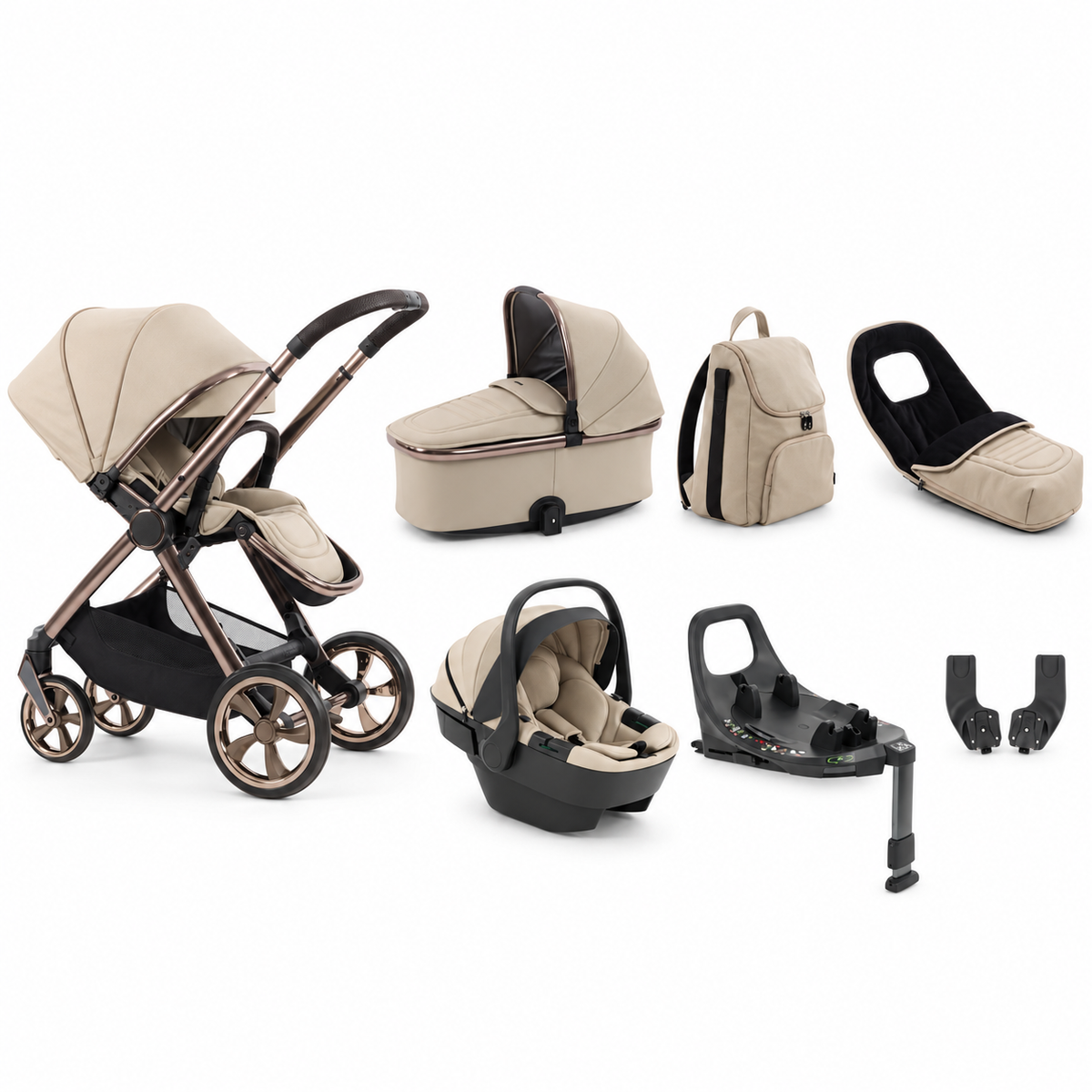 Babystyle Oyster4 Luxury 7 Piece Bundle - Buttermilk