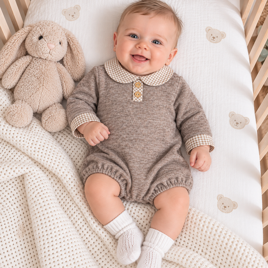Rapife Baby Boys Biscuit Romper