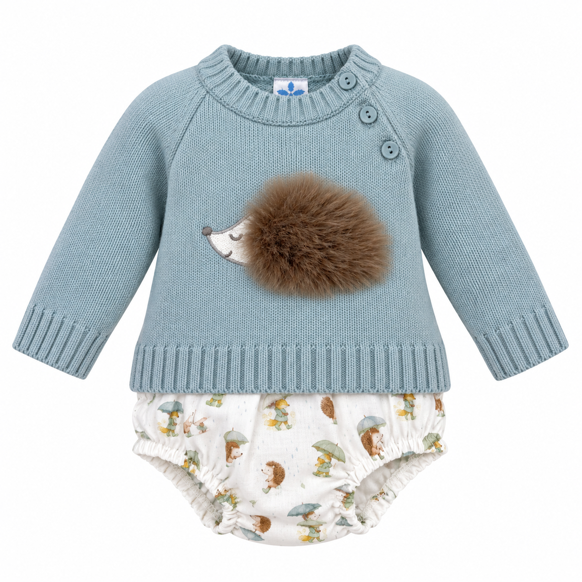 Sardon Baby Boy Hedgehog Jam Pant Set