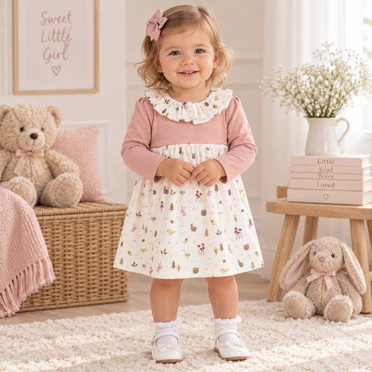 Rapife Pink Woodland Dress
