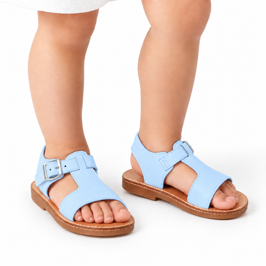 Wyatt Blue Sandals