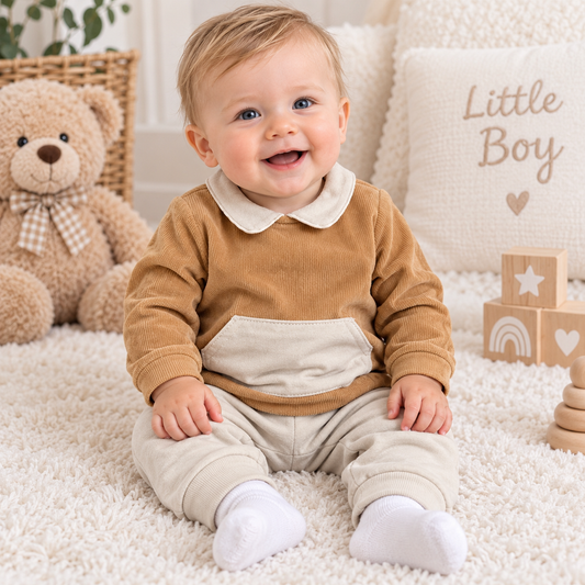 Boys Camel Two Piece Set