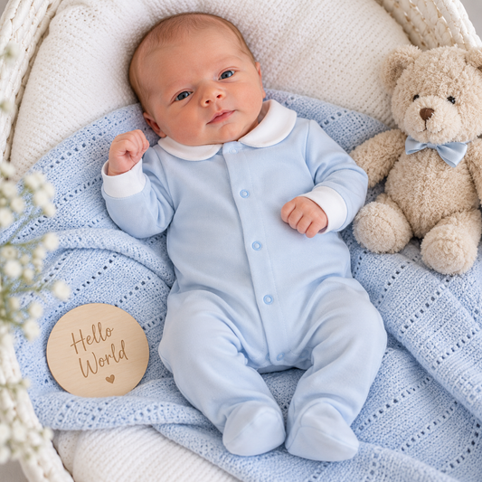 Sardon Blue Sleepsuit