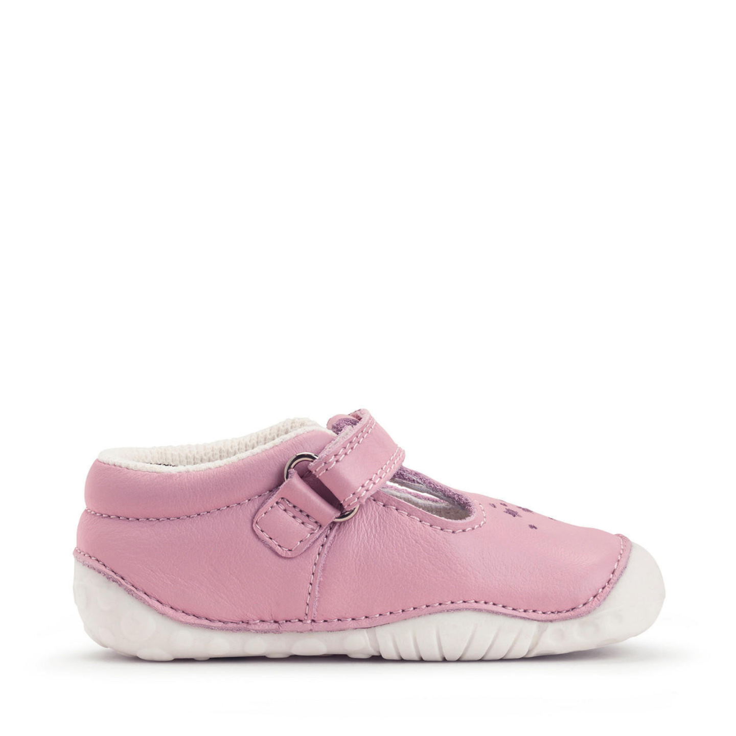 Start Rite Tumble Pink Leather Riptape Pre Walkers