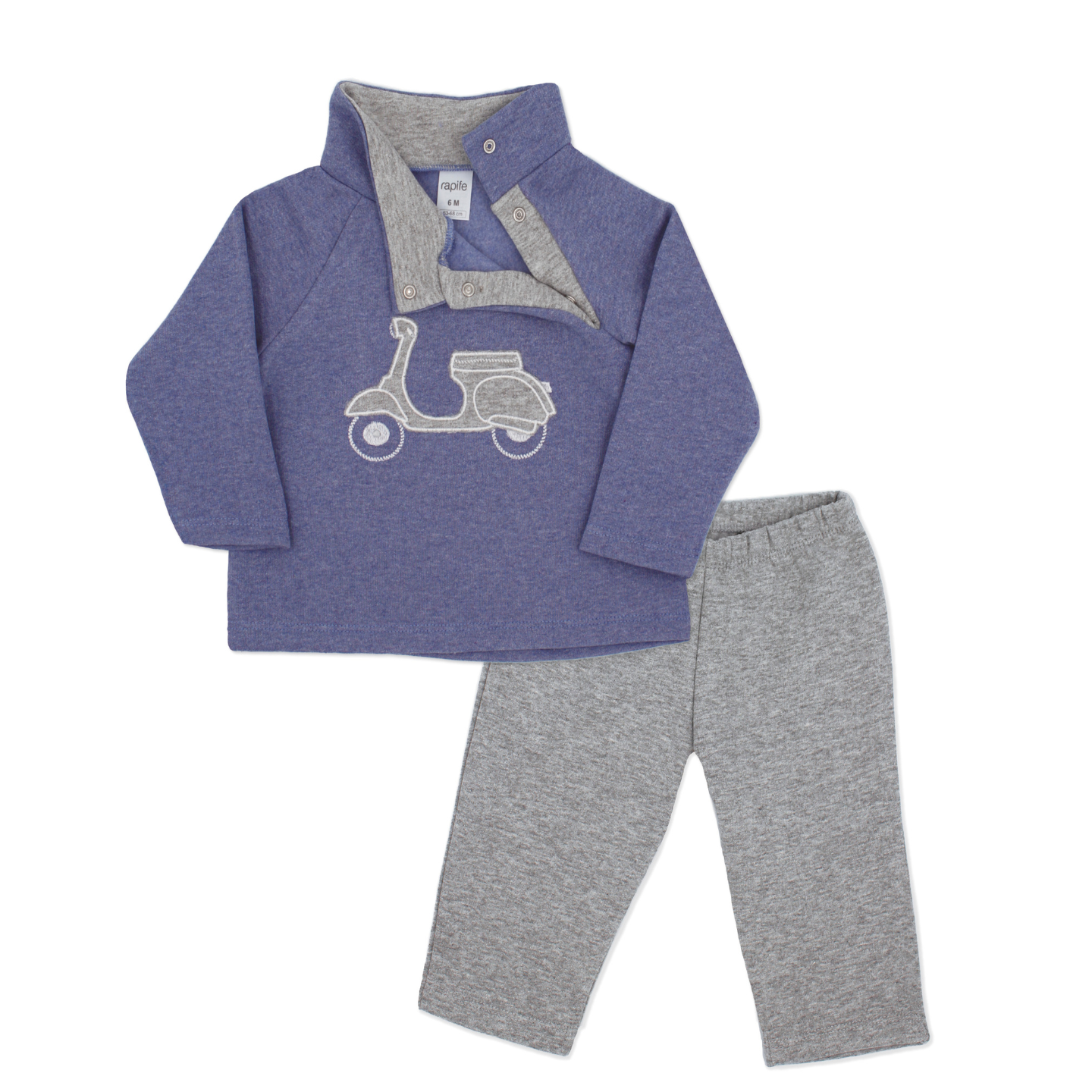 Rapife Boys Blue And Grey Tracksuit