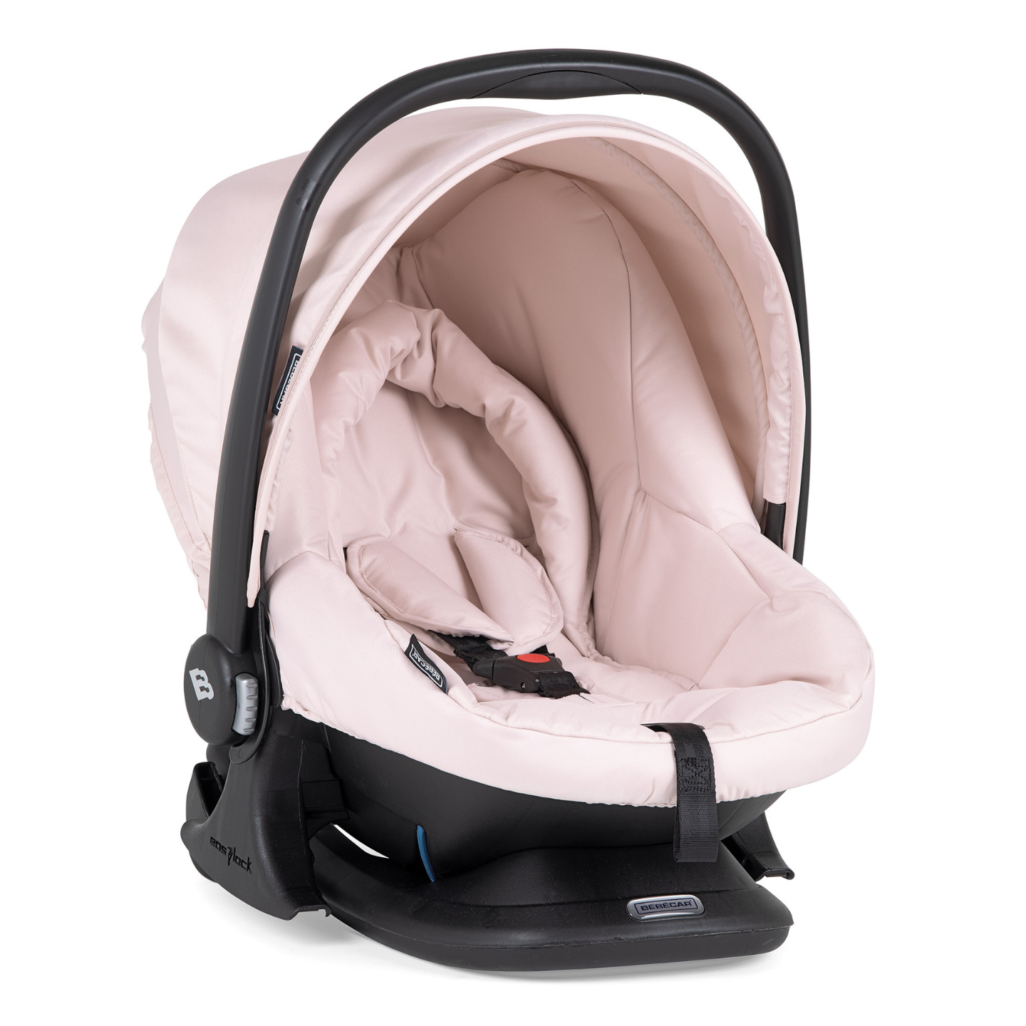 Bebecar Flowy Trio Travel System - Pink/Rose