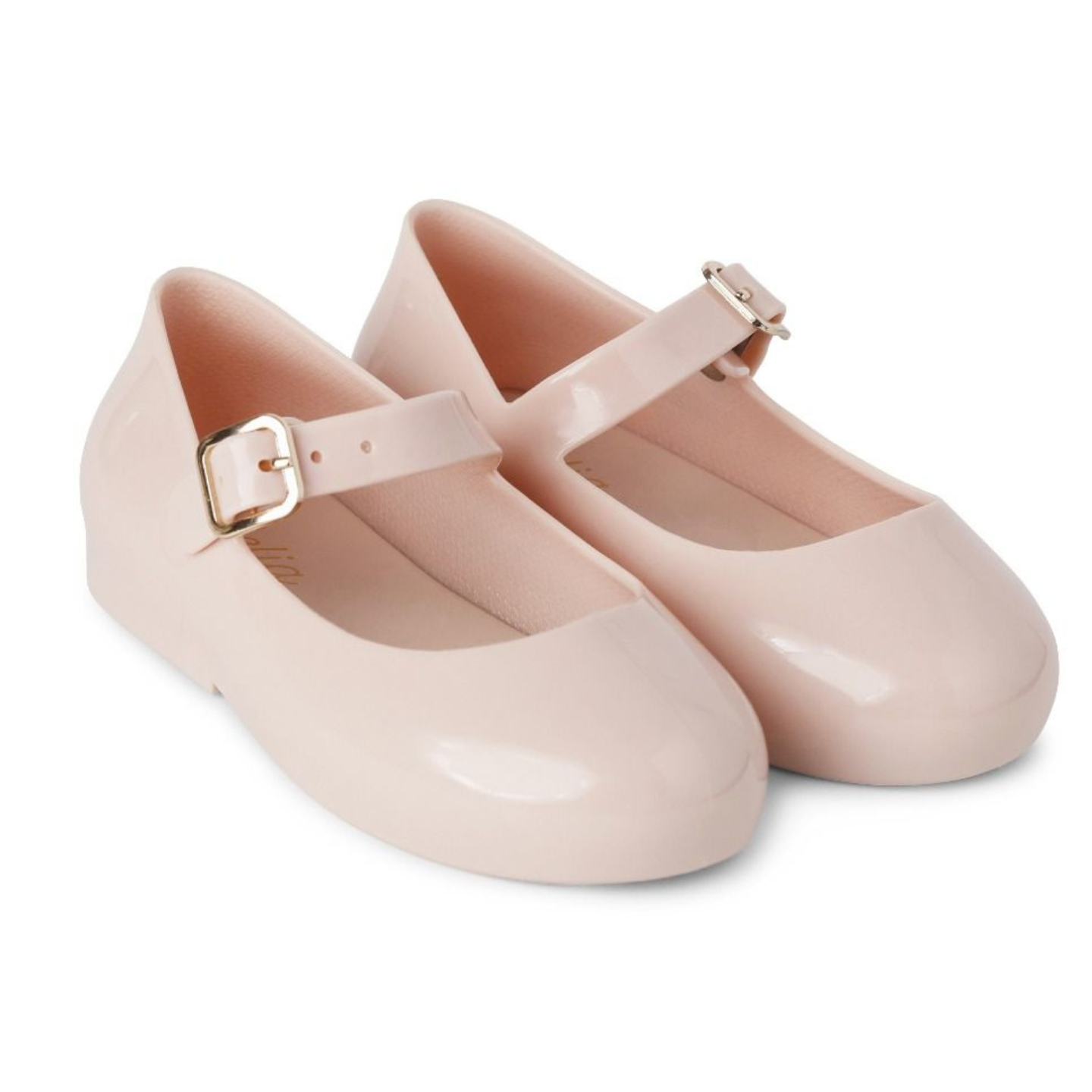 Girls Serenity Pink Buckle Jelly Shoe