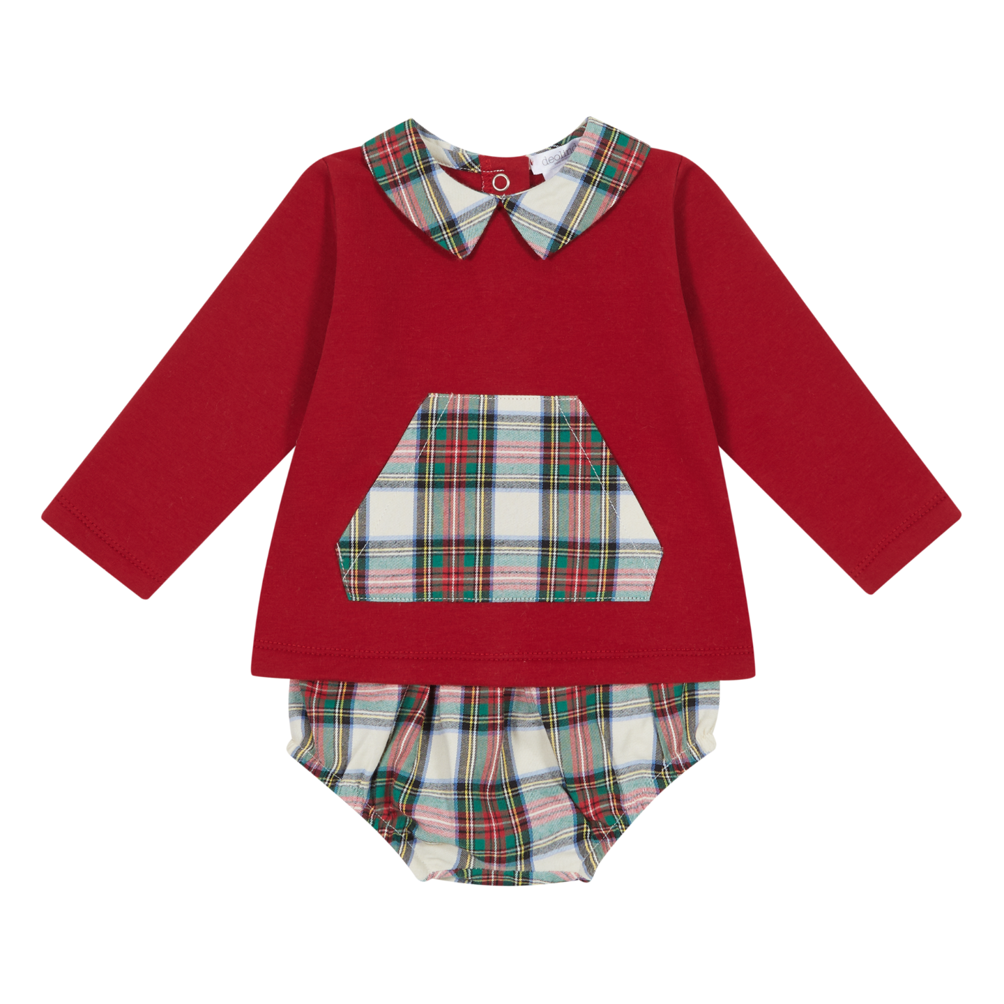 Deolinda Baby Boy Red Two Piece Set