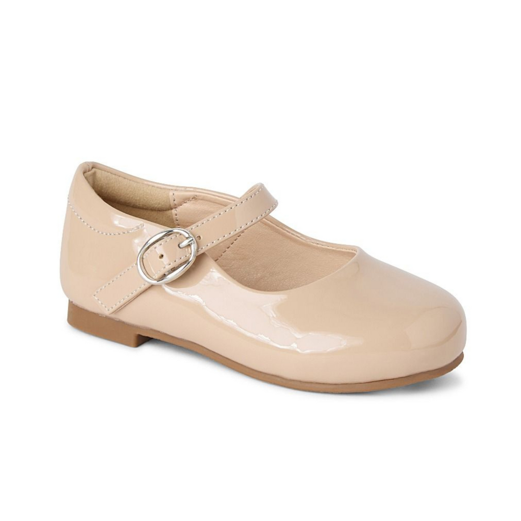 Girls Emma Cream Patent Shoes main image 0