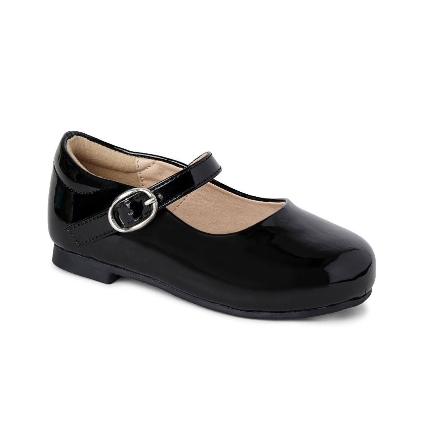 Elenor Black Patent Shoe