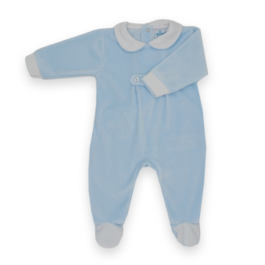 Sardon Baby Blue Sleepsuit