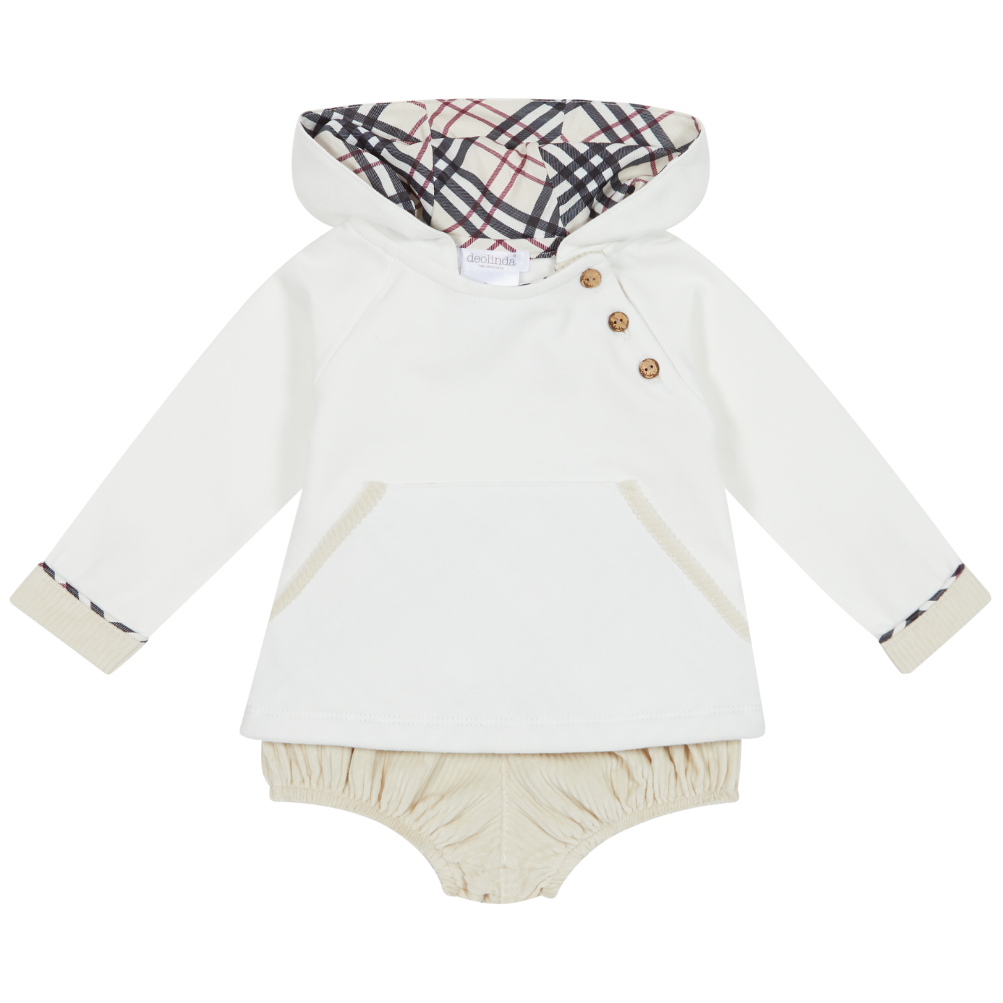 Deolinda Boys Two Piece Beige Set