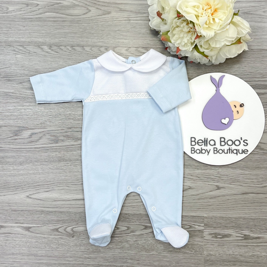 Blue Cotton Sleepsuit SG171